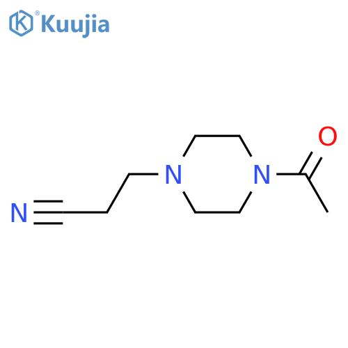 3-(4-Acetylpiperazin-1-yl)propanenitrile structure