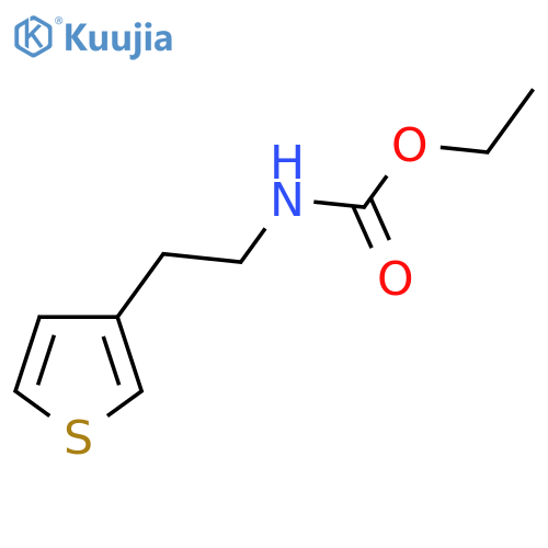 ethyl N-2-(thiophen-3-yl)ethylcarbamate structure