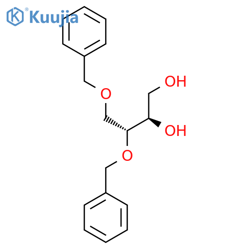 (2R,3R)-3,4-bis(phenylmethoxy)1,2-Butanediol structure