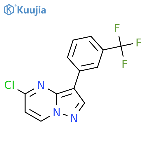 5-Chloro-3-(3-(trifluoromethyl)phenyl)pyrazolo[1,5-a]pyrimidine structure