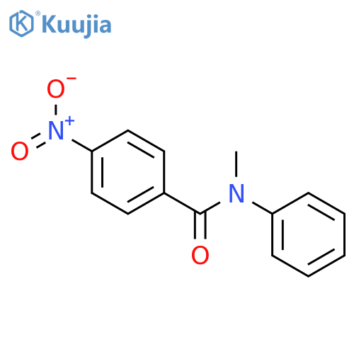 N-methyl-4-nitro-N-phenylbenzamide structure