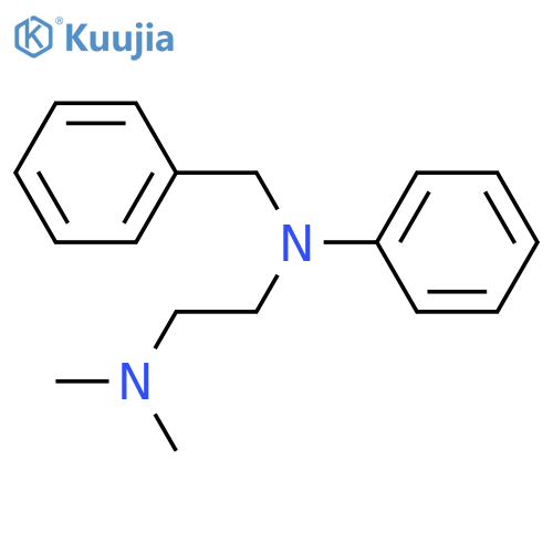 1,2-Ethanediamine,N1,N1-dimethyl-N2-phenyl-N2-(phenylmethyl)- structure