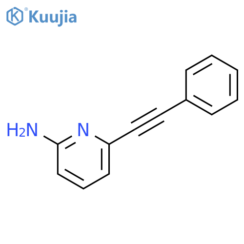 2-Pyridinamine, 6-(phenylethynyl)- structure