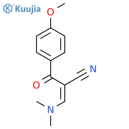 2-(Dimethylamino)methylene-3-(4-methoxyphenyl)-3-oxopropanenitrile structure