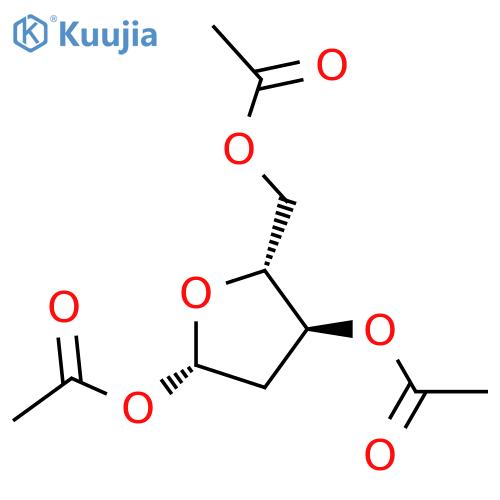 (2S,4S,5R)-5-(Acetoxymethyl)tetrahydrofuran-2,4-diyl diacetate structure