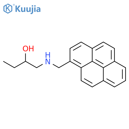 2-Butanol, 1-[(1-pyrenylmethyl)amino]- structure