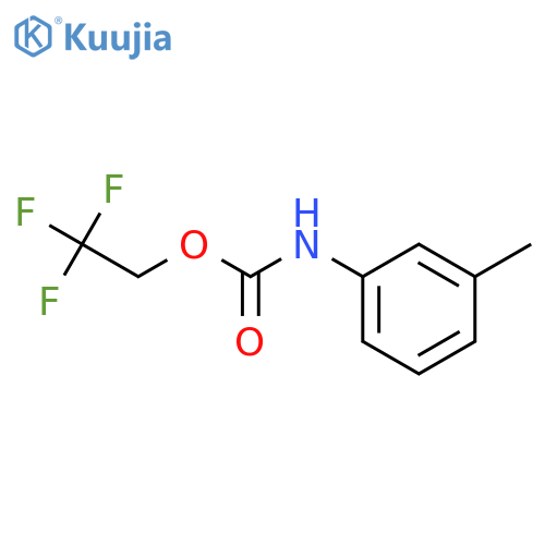 2,2,2-Trifluoroethyl N-(3-methylphenyl)carbamate structure