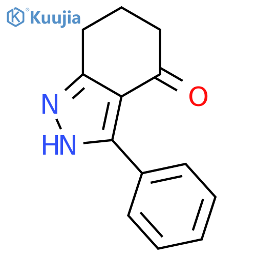 3-phenyl-6,7-dihydro-1H-indazol-4(5H)-one structure