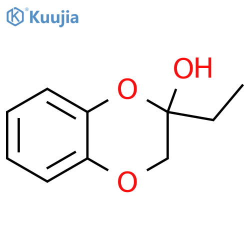 1,4-Benzodioxin-2-ol, 2-ethyl-2,3-dihydro- structure
