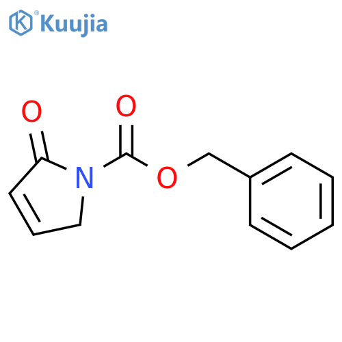 Benzyl 2-oxo-2,5-dihydro-1H-pyrrole-1-carboxylate structure