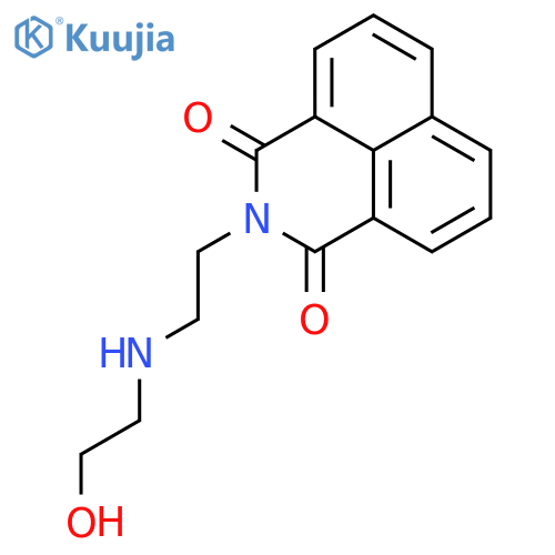 3-{2-(2-hydroxyethyl)aminoethyl}-3-azatricyclo7.3.1.0,5,13trideca-1(13),5,7,9,11-pentaene-2,4-dione structure