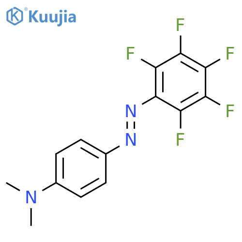 Benzenamine, N,N-dimethyl-4-[(pentafluorophenyl)azo]- structure