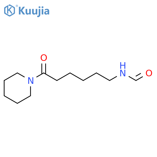 Piperidine, 1-[6-(formylamino)-1-oxohexyl]- structure