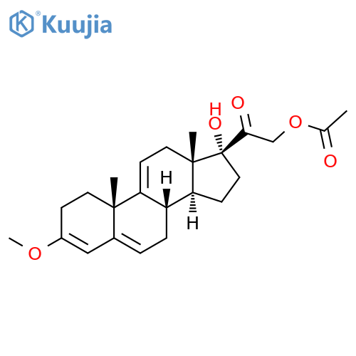 21-(Acetyloxy)-17-hydroxy-3-methoxypregna-3,5,9(11)-trien-20-one structure