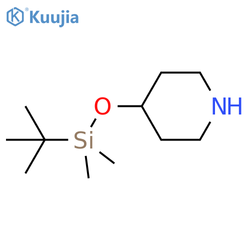 4-(tert-Butyldimethylsilyloxy)piperidine structure