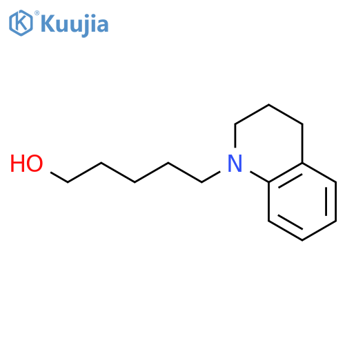 1(2H)-Quinolinepentanol, 3,4-dihydro- structure