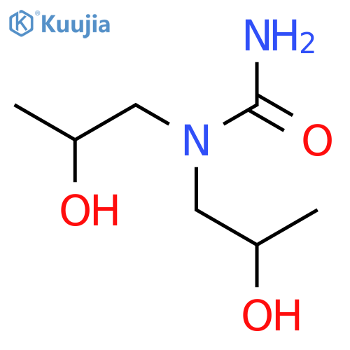 Urea, N,N-bis(2-hydroxypropyl)- structure