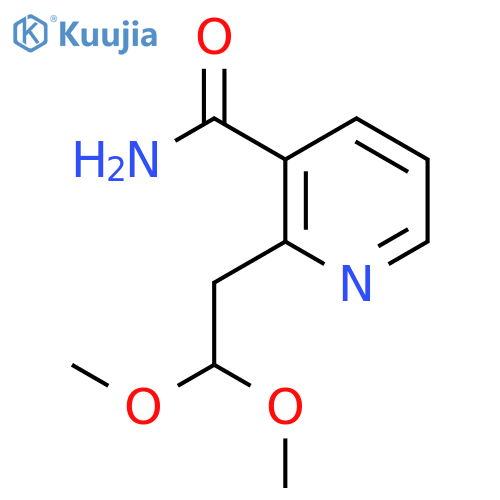 2-(2,2-Dimethoxyethyl)nicotinamide structure