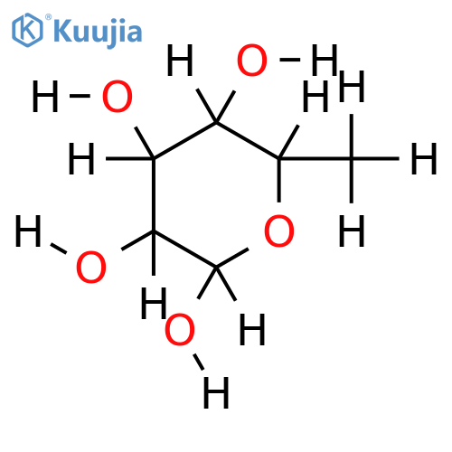 6-methyloxane-2,3,4,5-tetrol structure