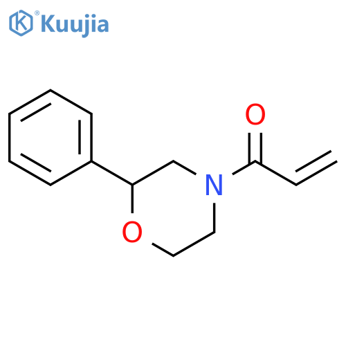 2-Propen-1-one, 1-(2-phenyl-4-morpholinyl)- structure