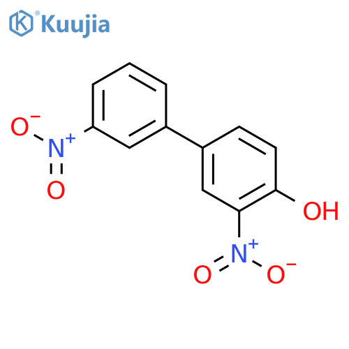 3,3'-dinitrobiphenyl-4-ol structure