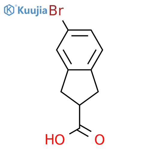 5-Bromoindan-2-carboxylic Acid structure