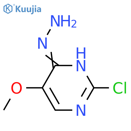 2-Chloro-4-hydrazinyl-5-methoxypyrimidine structure