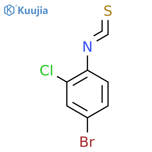 4-Bromo-2-chlorophenyl isothiocyanate structure
