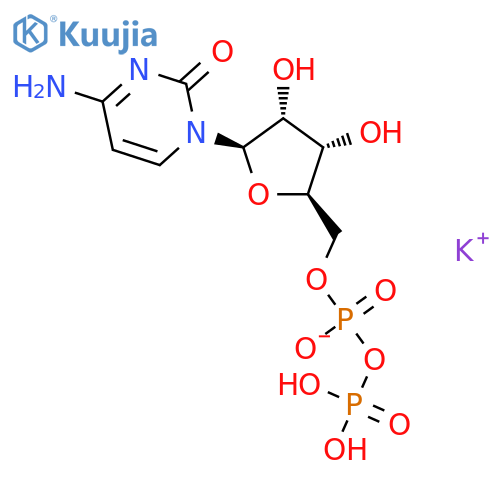 Cytidine5'-(trihydrogen diphosphate), potassium salt (9CI) structure