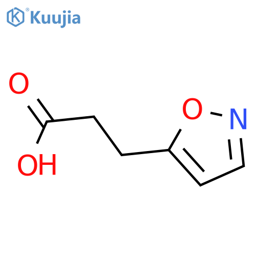3-isoxazol-5-ylpropanoic acid structure