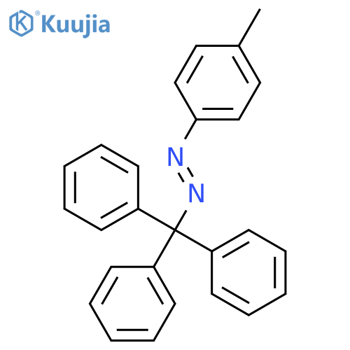 Diazene, (4-methylphenyl)(triphenylmethyl)- structure