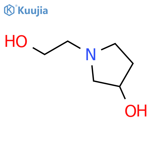 1-(2-hydroxyethyl)pyrrolidin-3-ol structure