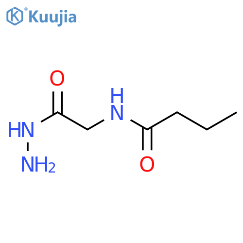 Glycine,  N-butyryl-,  hydrazide  (6CI) structure