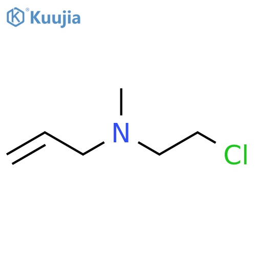 (2-chloroethyl)(methyl)(prop-2-en-1-yl)amine structure