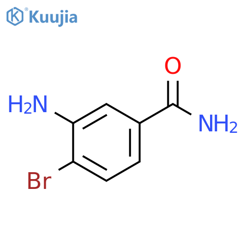 3-Amino-4-bromobenzamide structure
