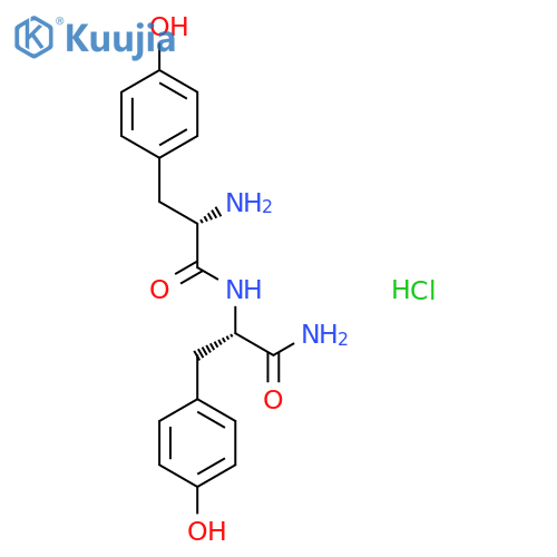 H-Tyr-Tyr-NH2·HCl structure
