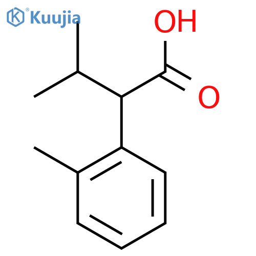 2-Methyl-α-(1-methylethyl)-benzeneacetic Acid structure