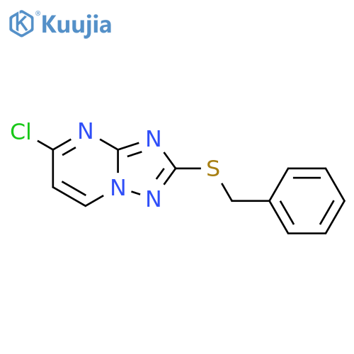 2-Benzylsulfanyl-5-chloro-1,2,4triazolo1,5-apyrimidine structure