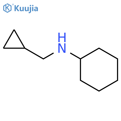 N-(Cyclopropylmethyl)cyclohexanamine structure