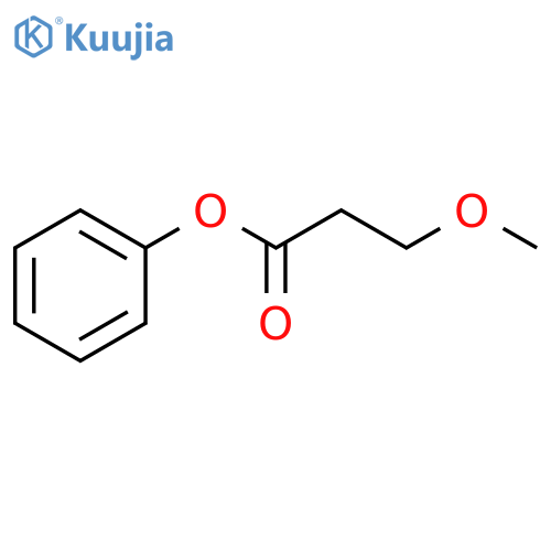 3-Methoxypropionic acid phenyl ester structure
