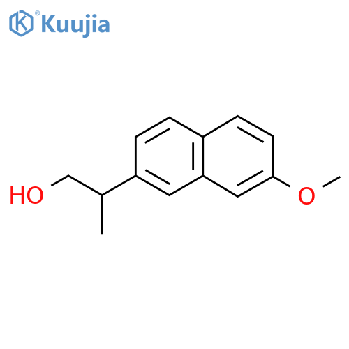 2-(7-Methoxynaphthalen-2-yl)propan-1-ol structure