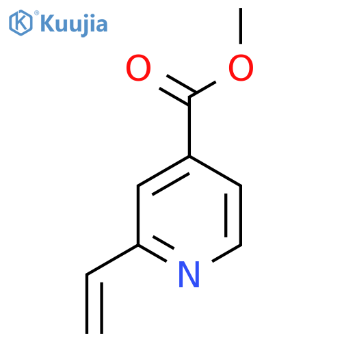 Methyl 2-ethenylpyridine-4-carboxylate structure