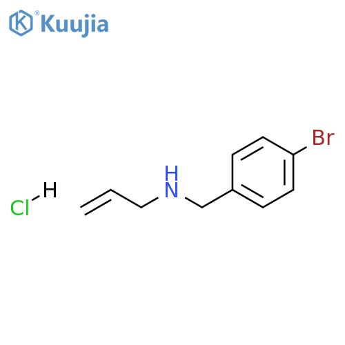 N-(4-bromobenzyl)-2-propen-1-amine hydrochloride structure