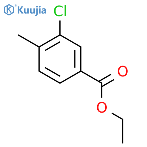 Ethyl 3-chloro-4-methylbenzoate structure