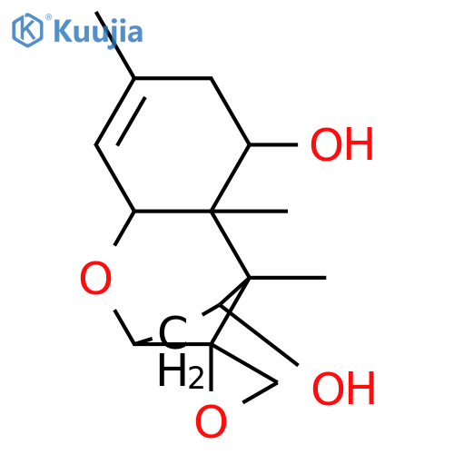 (2S,3R,7R,9R,11R)-1,2,5-Trimethylspiro[8-oxatricyclo[7.2.1.02,7]dodec-5-ene-12,2'-oxirane]-3,11-diol structure