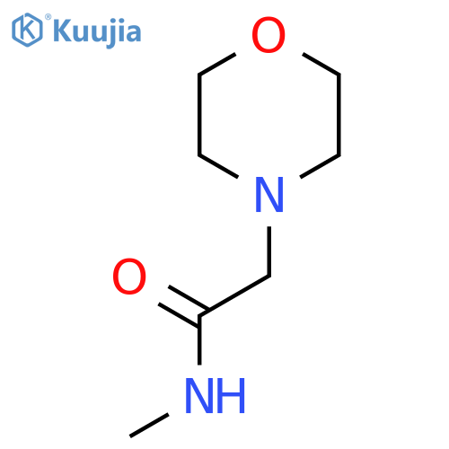 N-Methyl-2-morpholin-4-ylacetamide structure