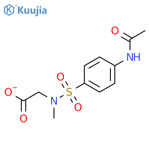2-(N-Methyl4-acetamidobenzenesulfonamido)acetic Acid structure