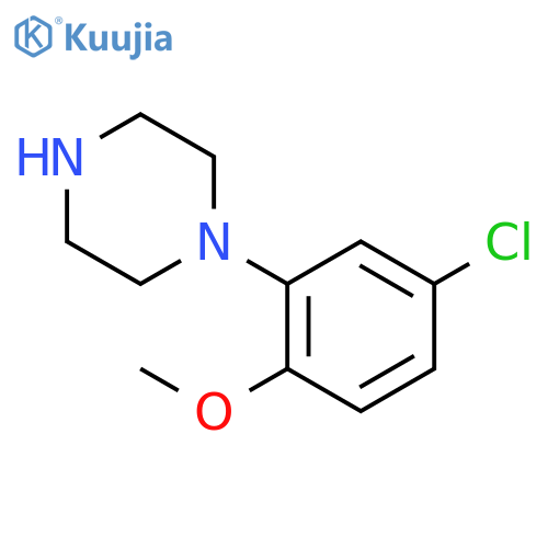 1-(5-Chloro-2-methoxy-phenyl)-piperazinex Hydrochloride structure