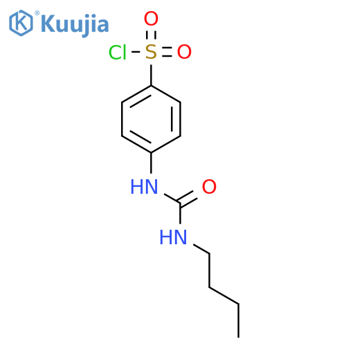 4-(butylcarbamoylamino)benzenesulfonyl Chloride structure