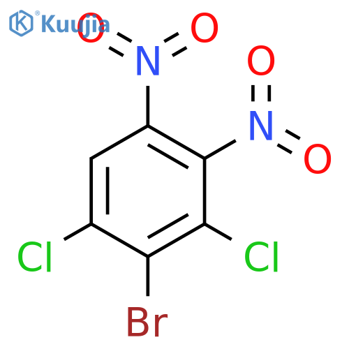 2-Bromo-1,3-dichloro-4,5-dinitro-benzene structure
